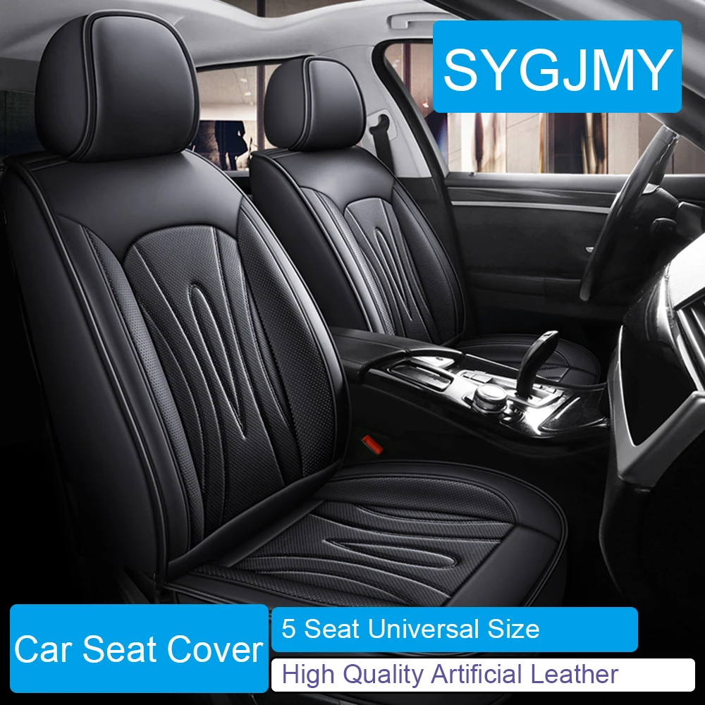 5 Seat PU Leather Car Seat Cover for Toyota Corolla Rav4 Chr Camry Kia Sportage Rio Ceed Mazda 3 Cx5 6 Civic Car Accessories