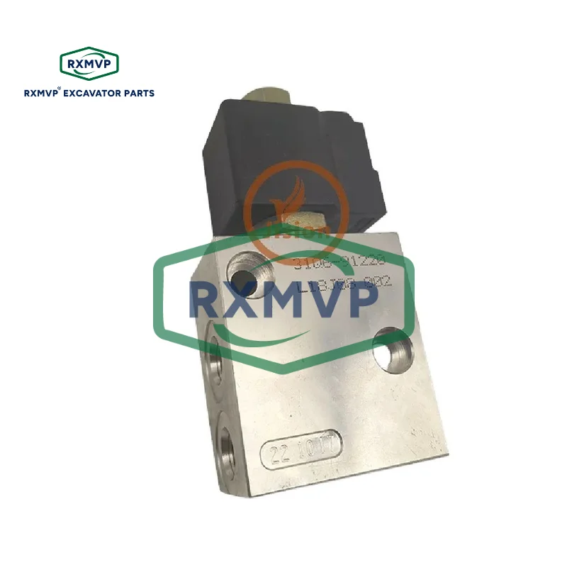 For Hyu-ndai 31q6-91220 31q691220 Flameout Solenoid Valve Excavator R140lc-9 R160lc-9 R180lc-9 R210lc-9 RXMVP