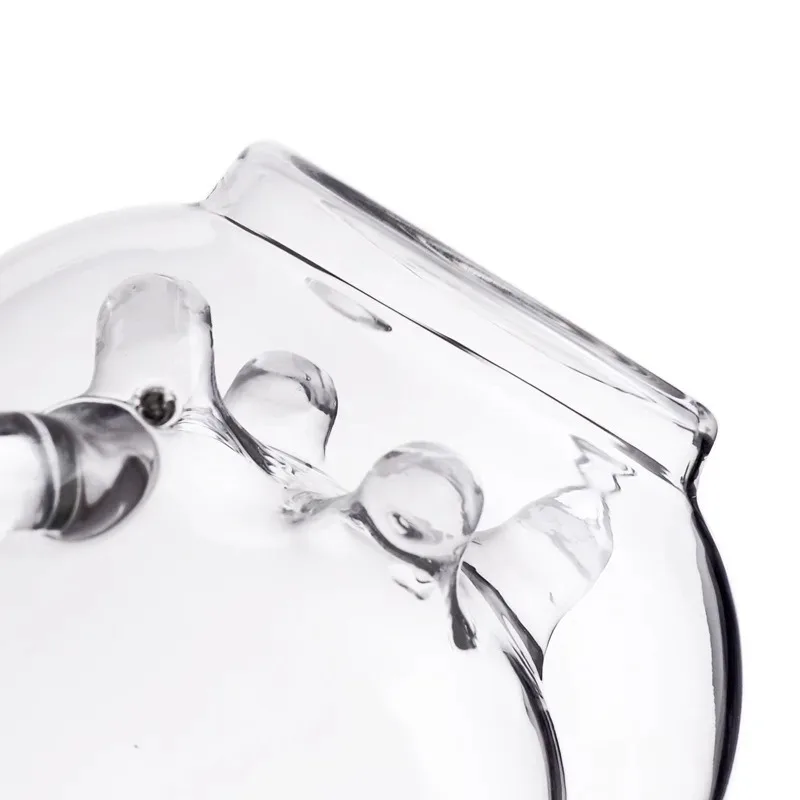 Creative Cow Double Layer Glass Creamer Cup 250ml Lovely Milk Jug Juice Tea Coffee Clear Mug Frother Pitcher