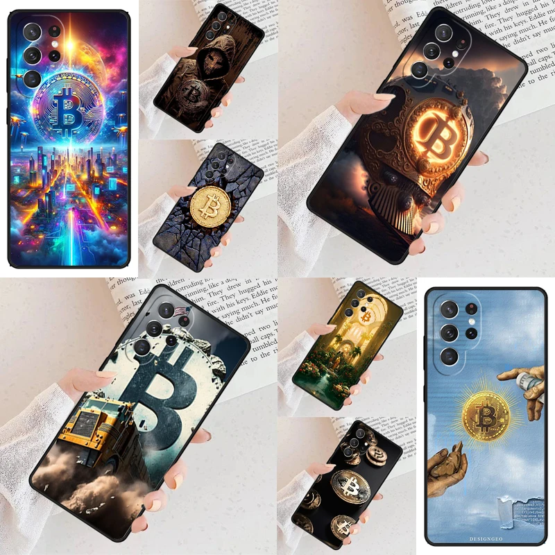 Bitcoin BTC Cell Phone Case for Samsung Galaxy S26 Ultra S25 S24 S23 S22 S21 S20 Note10 Cover