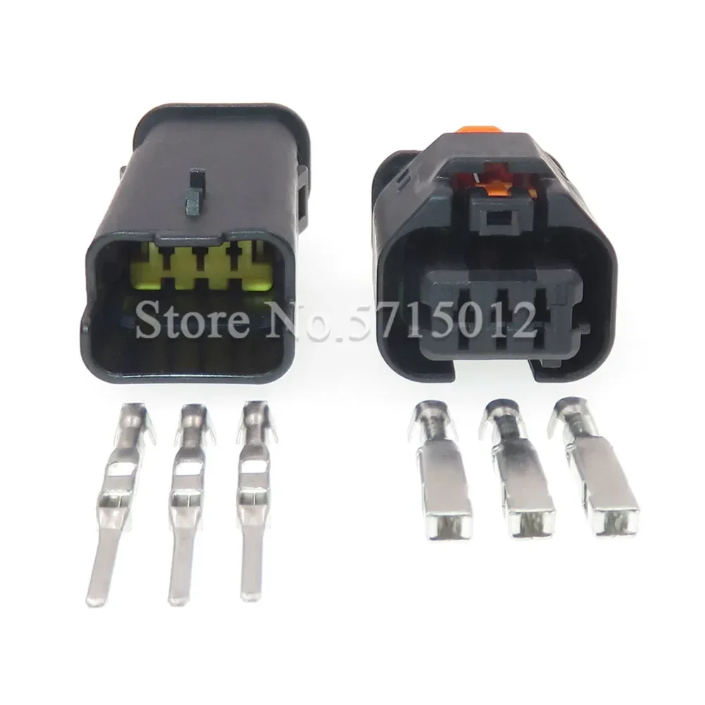 3 Hole 1801177-1 1-1801178-1 1.5 Series Automobile Headlight Regulator Sensor Plug Car Waterproof Wiring Socket
