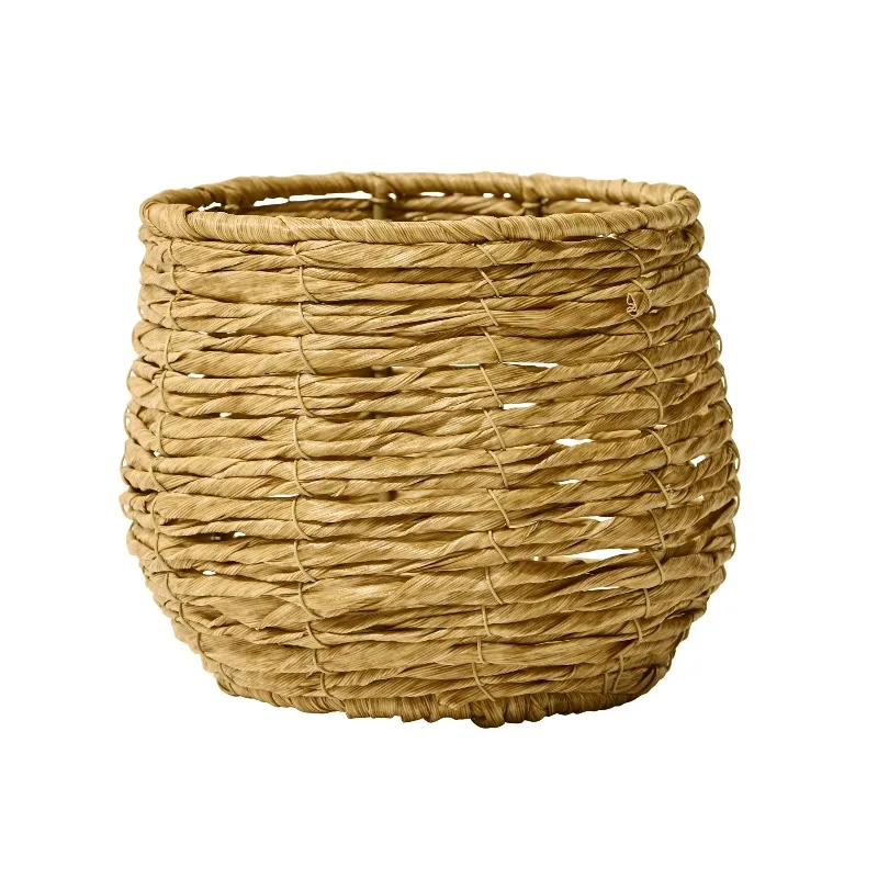 5 In Woven Faux Seagrass Indoor Planter