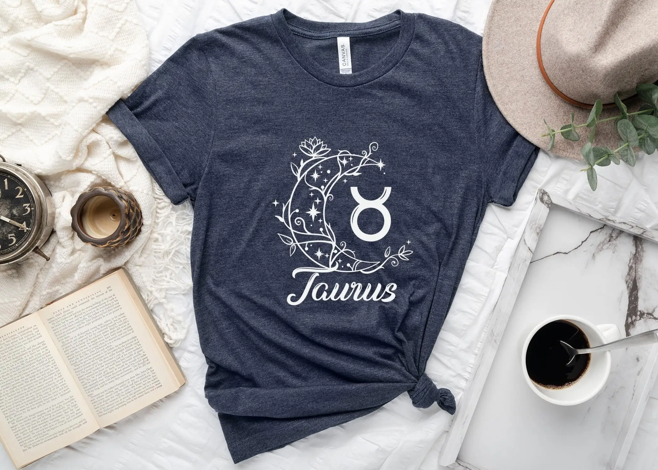 Taurus T Shirt Moon SweaT Astrology s Birthday Bull Zodiac Horoscopes