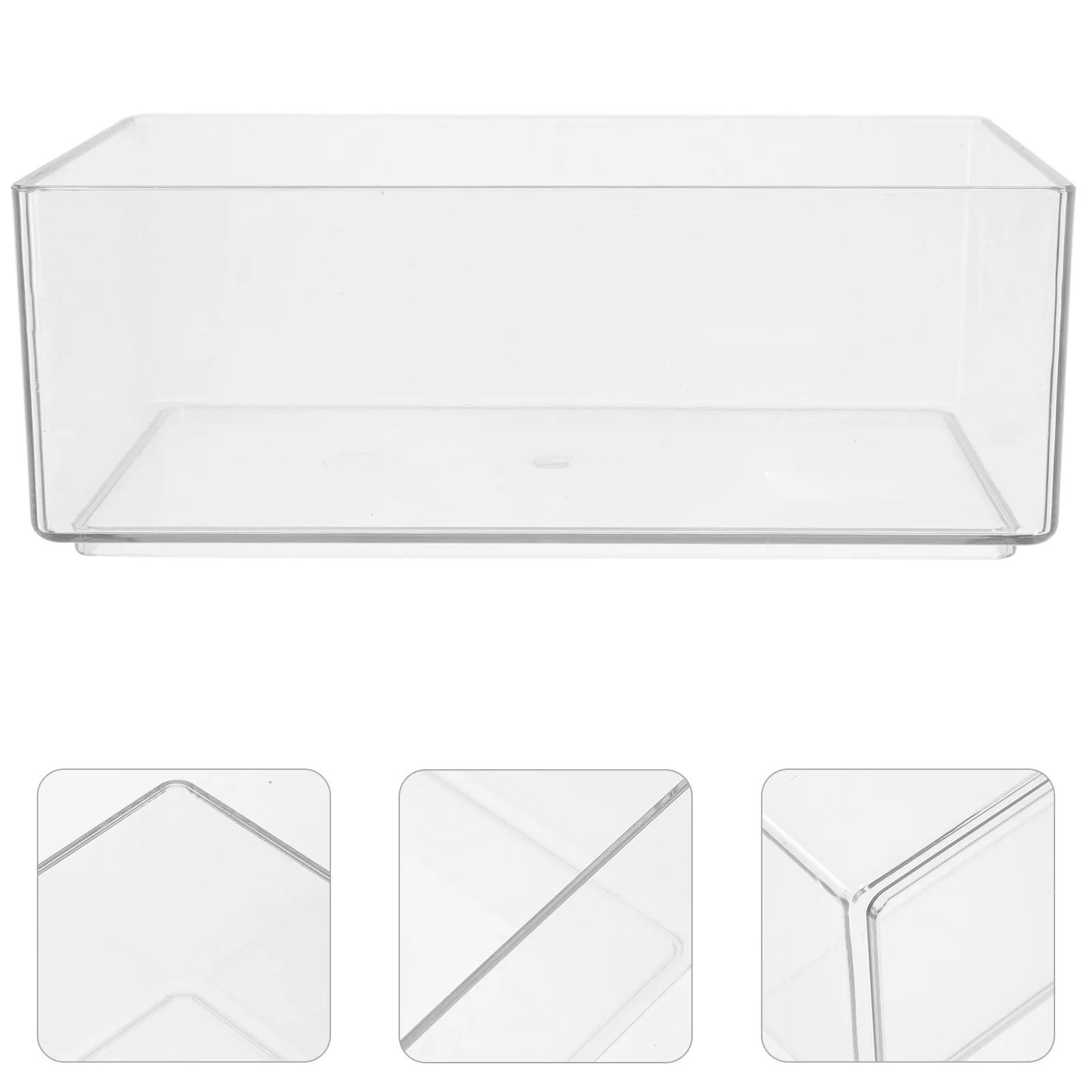 

Small Sand Bath Box For Hamsters Transparent Lightweight Reusable Cage Bathtub Compact Chinchilla Bathroom Household Pet