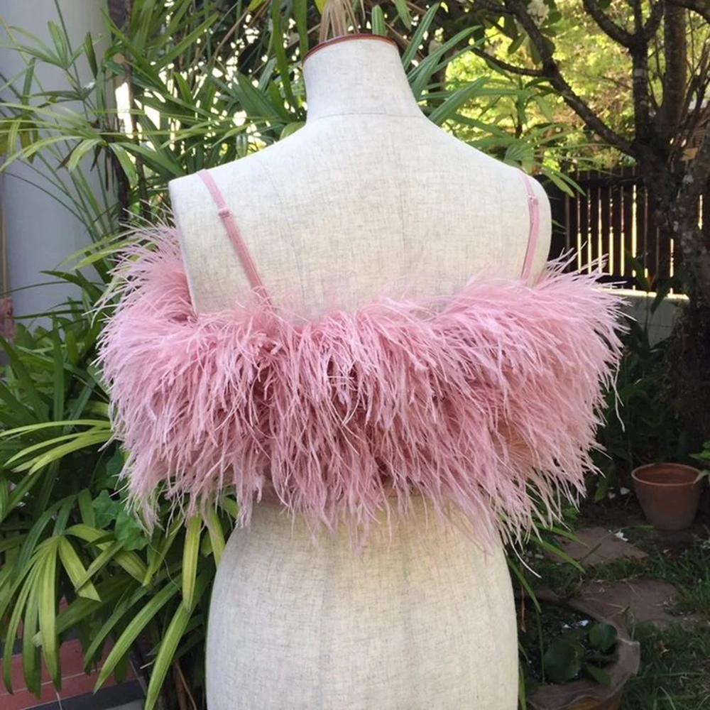 

Super Thick 35 30 25 20 15ply Ostrich Feathers Boa Scarf 0.5M Real Fur Ostrich Feather Shawl for Party Clothing Decorative plume