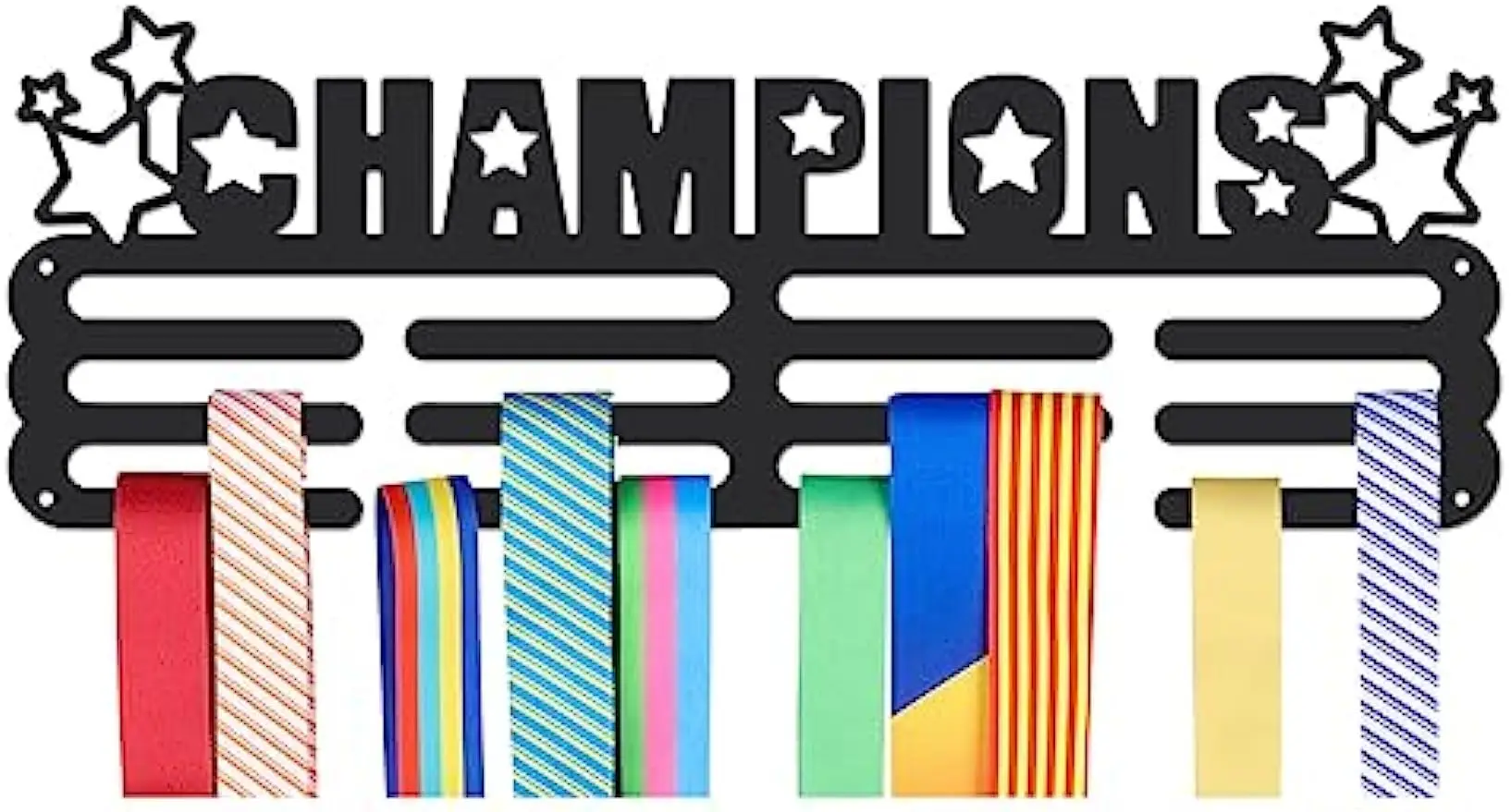 

Medals Hanger Display Holder Rack Star Champion Medals Display Wall Mounted Frame Sports Medal Holder Racks for Competition