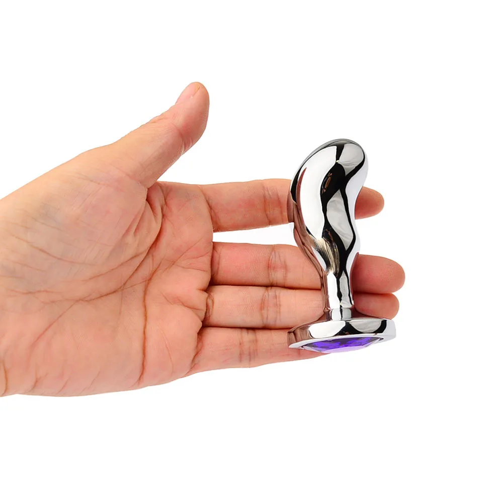 المكونات المعدنية الشرج المدرب الماس دسار المبتدئين Chudai لعبة الجنس الاستمناء الشرج موسع تحفيز مدلك متعة للزوجين #2