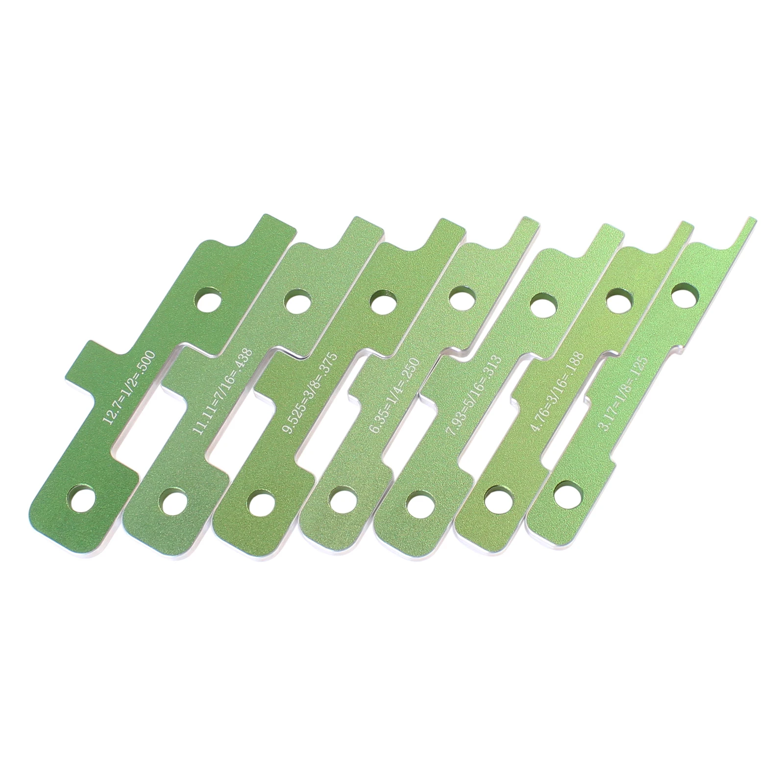 Woodworking Router การตั้งค่าบล็อก 7PCS Router Table Set Up บาร์สําหรับงานไม้การตั้งค่าความหนา, ความลึกความสูงมุมเจาะ Diamete