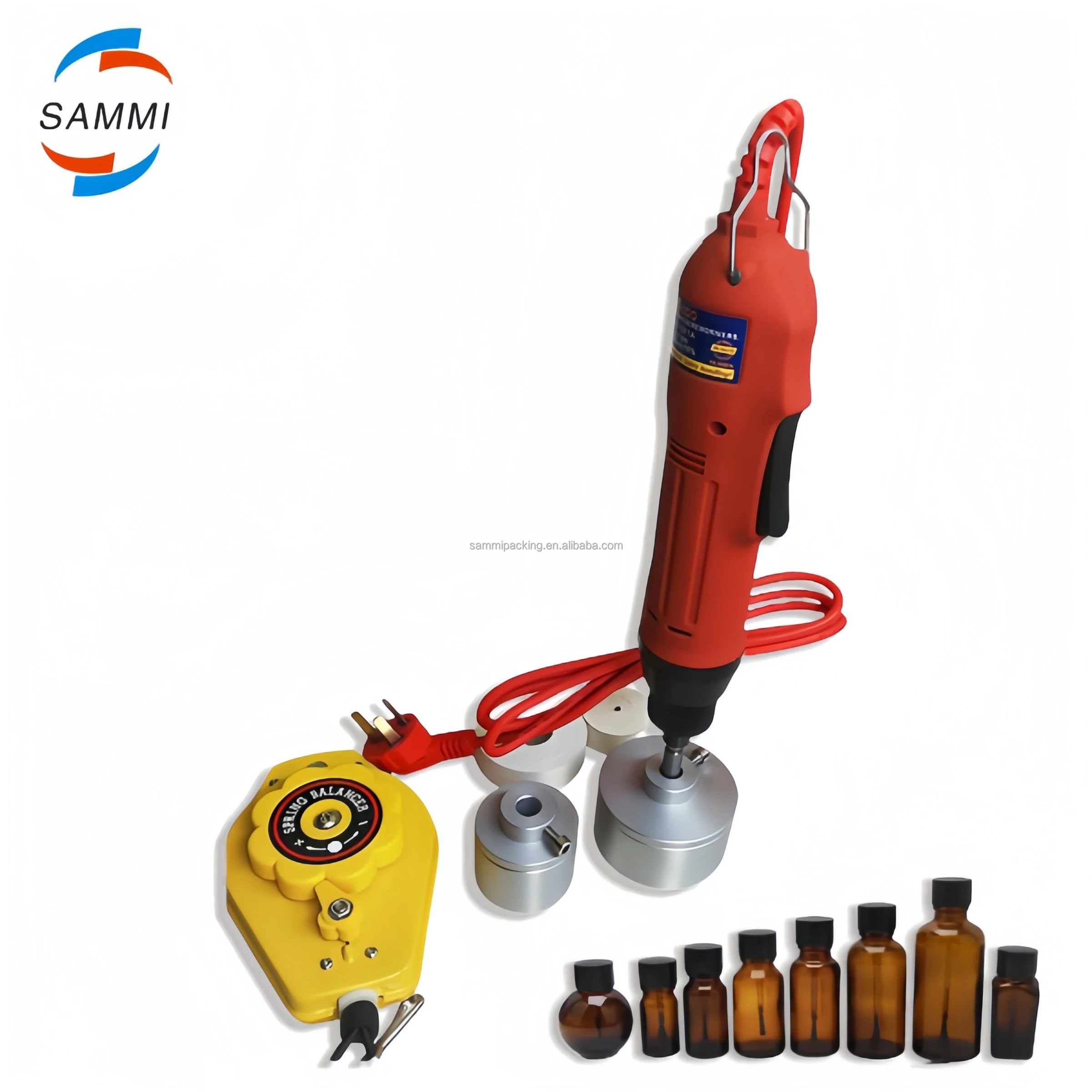 

Electric Handheld Lid Tightener Pump-Cap Capping Machine for Metal and Glass Food Cans and Bottles for Screw Caps