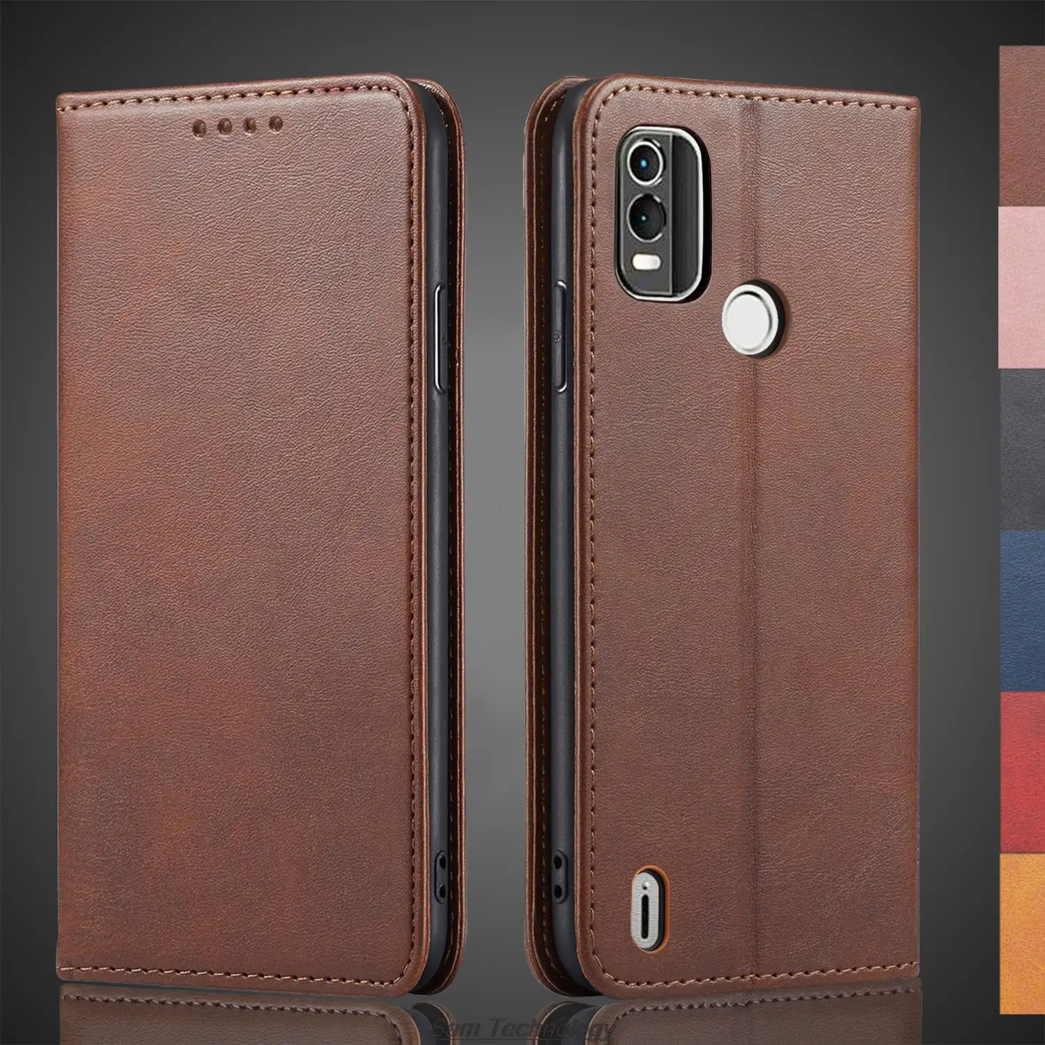 

Magnetic attraction Leather Case for Nokia C21 plus / Nokia C21+ Card Holder Holster Flip Cover Case Wallet Bags Fundas Coque