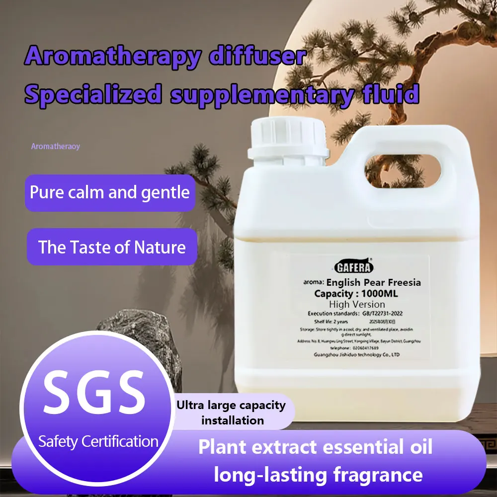 GAFERA 1000 مل (33.8 أونصة سائلة) الزيوت العطرية Freesia/Bluebell - لموزع الروائح السائلة وجميع آلات الروائح بدون ماء #5