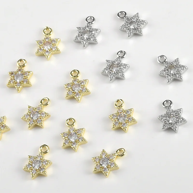 

Материал для изготовления украшений: подвеска с полным бриллиантовым паве из 14-каратного гальванического золота с сохранением цвета, для браслетов, ожерелий, серег, аксессуаров ручной работы