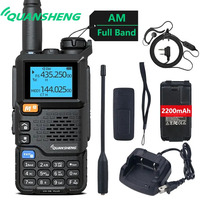 Quansheng UV 5R Plus Walkie Talkie Communication Am Fm Two Way Radio Station K5 Receiver Ham Amateur Wireless Set Long Range