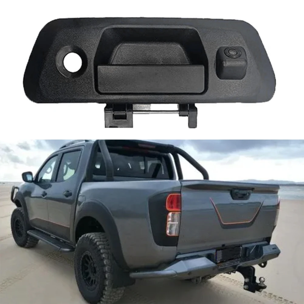 

Car Reverse Backup Rear View Camera Trunk Handle Parking Reversing Camera for Nissan Navara D23 NP300 2015 2016 2017 2018