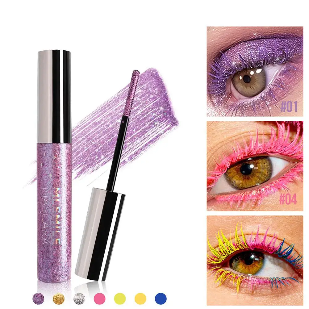 Halloween Party personalisierte dekorative Farbe Mascara Mascara charmante 7-Make-up wasserdichte Augenfarben Zubehör K3N5