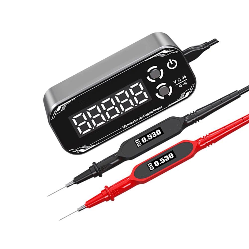 Digital Multimeter Featuring Three LCD Panels for Voltage Resistance Capacitance and Diode Testing with Long Life Battery