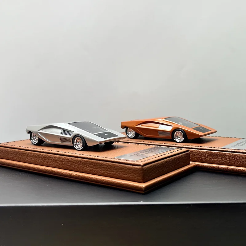 

ENGUP Resin 1/43 Scale 1970 Lancia Stratos Zero Concept Car Model Static Collection Decorated Holiday Classic Gifts Toys