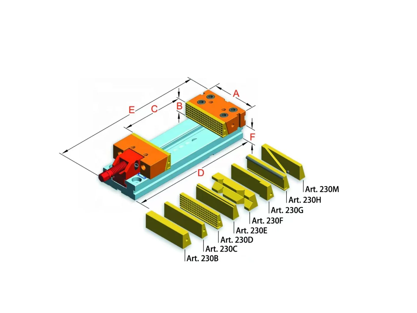 Precision CNC GT Modular Tool Vice For Milling,boring,drilling And Grinding HE-R06804