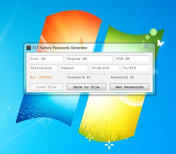 EPC-SOFTWARE For Perkins EST Factory Password Generator