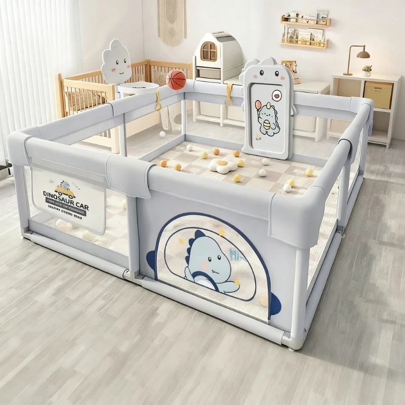 

Baby Playpen Crawling Indoor Play Mat Fencer Safety Gate Home Play Yard Toddlers Infants Childproof Crawl Guard Activity Center