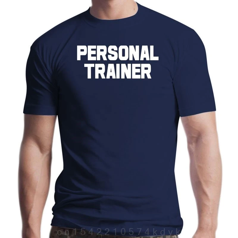 New Men's JNR Workwear PERSONAL TRAINER (BREAST AND BACK) T-SHIRT For Men Fashion High Quality Printing 100% Cotton Tee Shirts