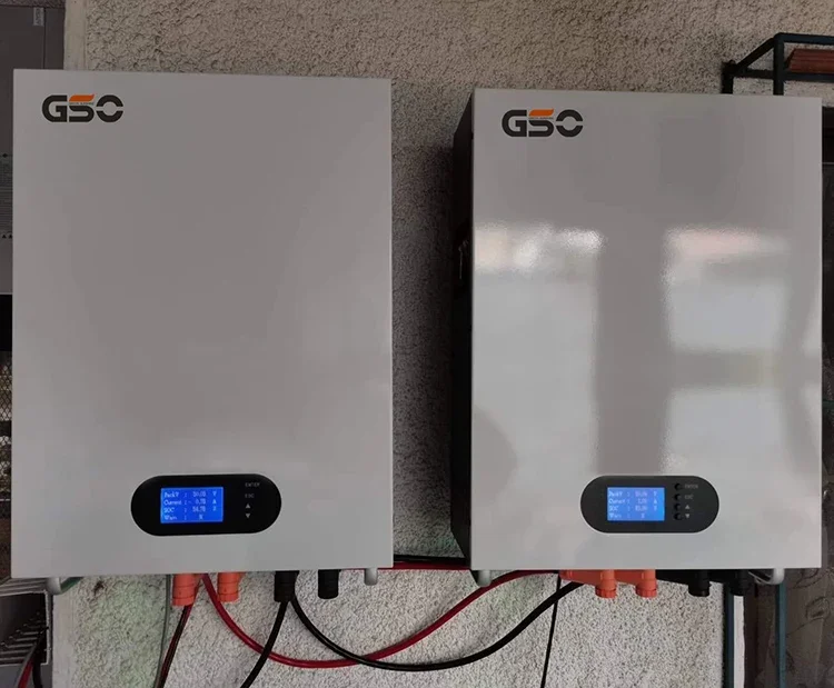 GSO 5kw 10kw batería 24v 48v energía solar 50ah 100ah 200ah 400ah batería de pared de litio lifepo4 paquete 24 voltios pared de energía