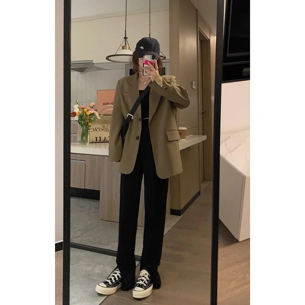 

Женские пиджаки высокого качества, милые прогулки, вафельные, без пуговиц, с вышивкой, подходят для средней природы, хит, изящный темперамент