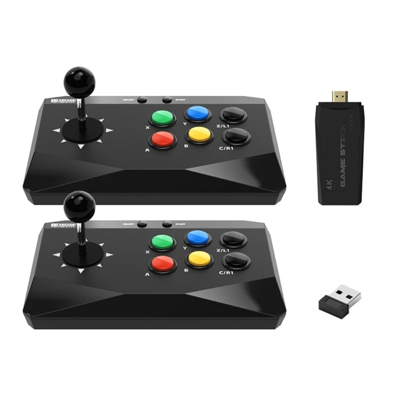 

Fight Arcade Беспроводное соединение Игровой контроллер Джойстик для ПК Замена Arcade