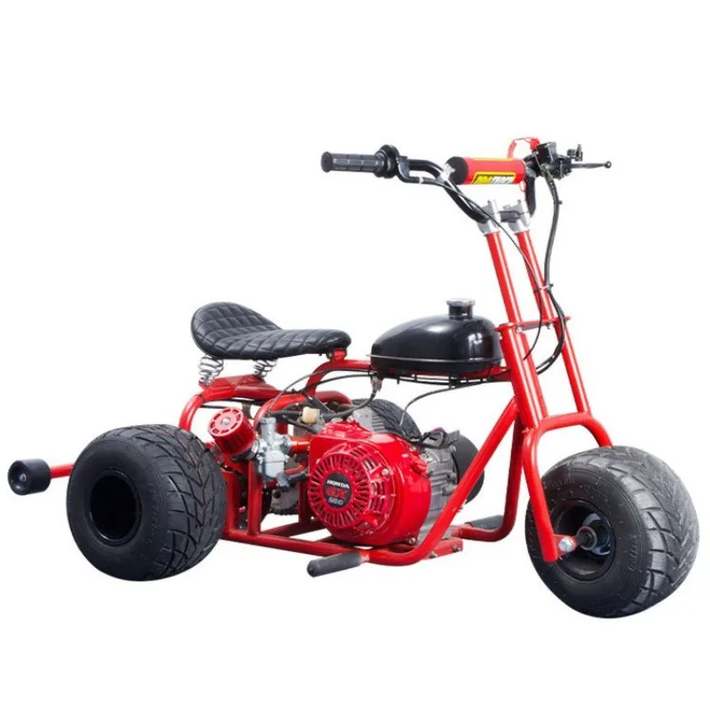 

three-wheeled kart head-up field drift