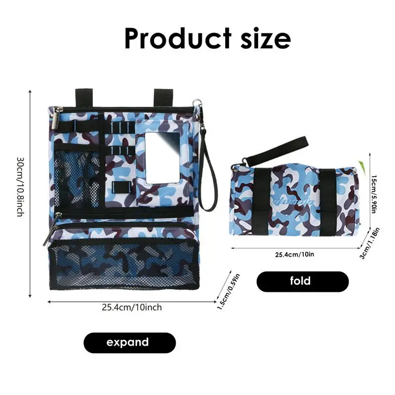 Golf Ball Bag Pouch Mini Golf Tee Pouch Bag Multifunctional Valuables Holder Golf Bag Organizer Multi-Pocket Golf Pocket Storage