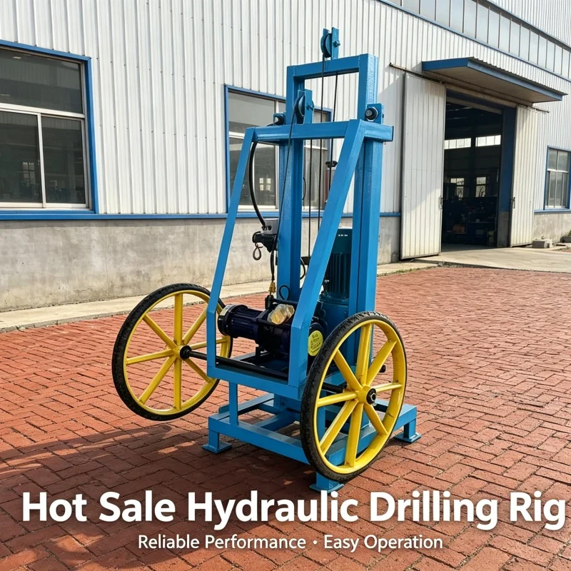 Customized Small Movable Water Well Drilling Rig, Lifting‑type Drilling Equipment for Household Use