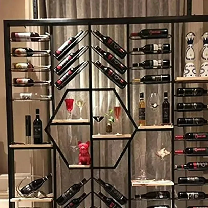 Customizable Unique Traditional Wine Cabinets Cocktail Living Room Modern Club Bar Cabinets Display Metal