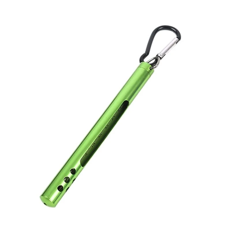 Fly Fishing Thermometer Outdoor Metal Water Stream Temperature Measurement Tool