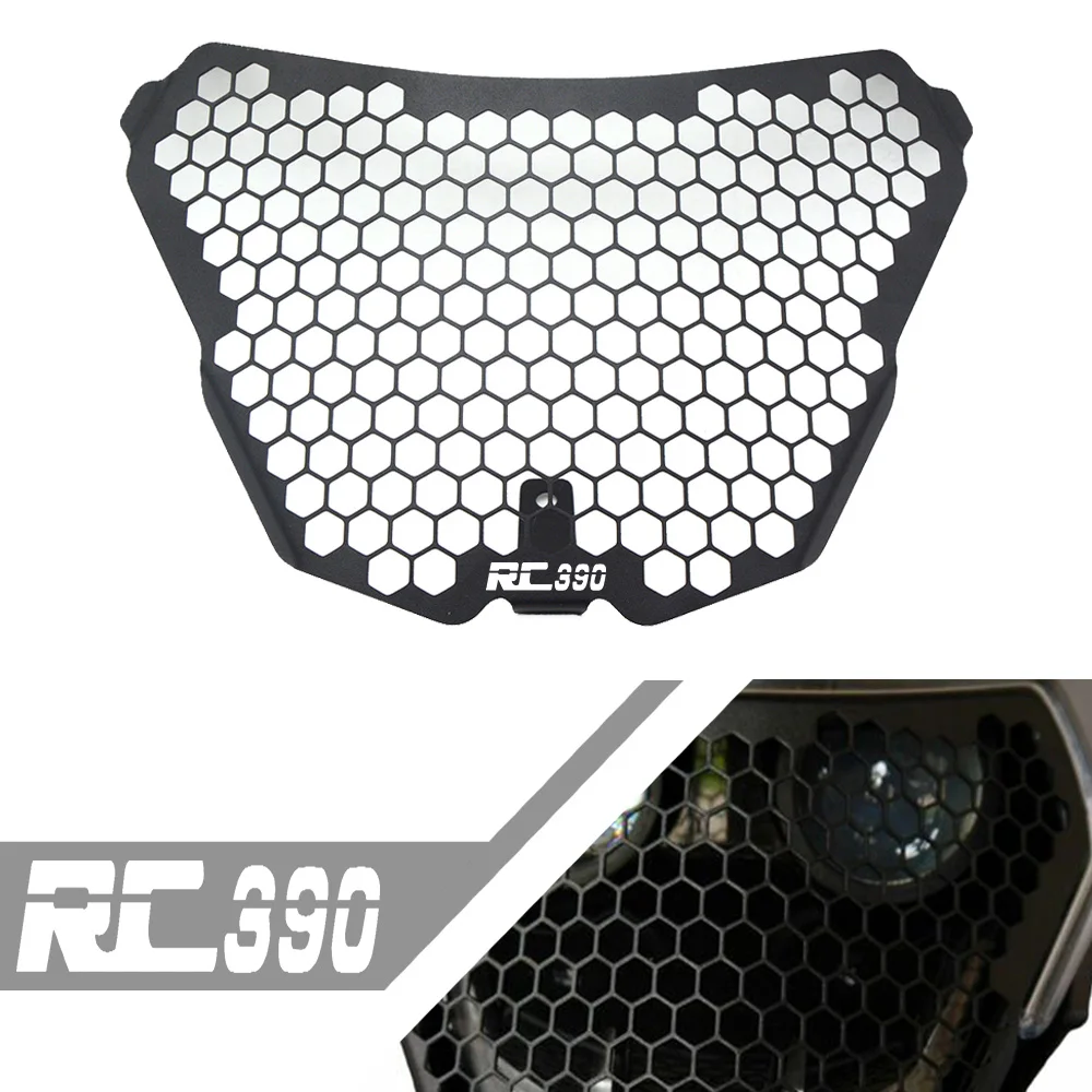 

Motorcycle Headlight Protector Cover Grill 2020 2019 For RC 390 125 200 RC390 RC125 RC200 rc390/125 2014-2021 Head Light Guard