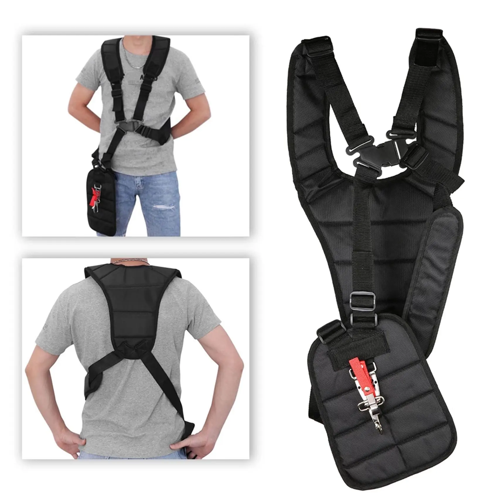 ✼Trimmer Shoulder Harness Strap Belt Lawn Mower Grass String for Brush Cutter Trimmer Garden Power Pruner Adjusted Band
