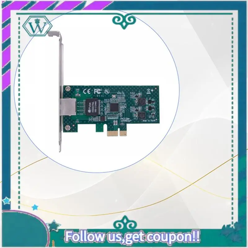 Scheda di rete Gigabit PCIE aggiornata Scheda LAN adattatore PCIE 1X a RJ45 PCI Express Ethernet per PC desktop