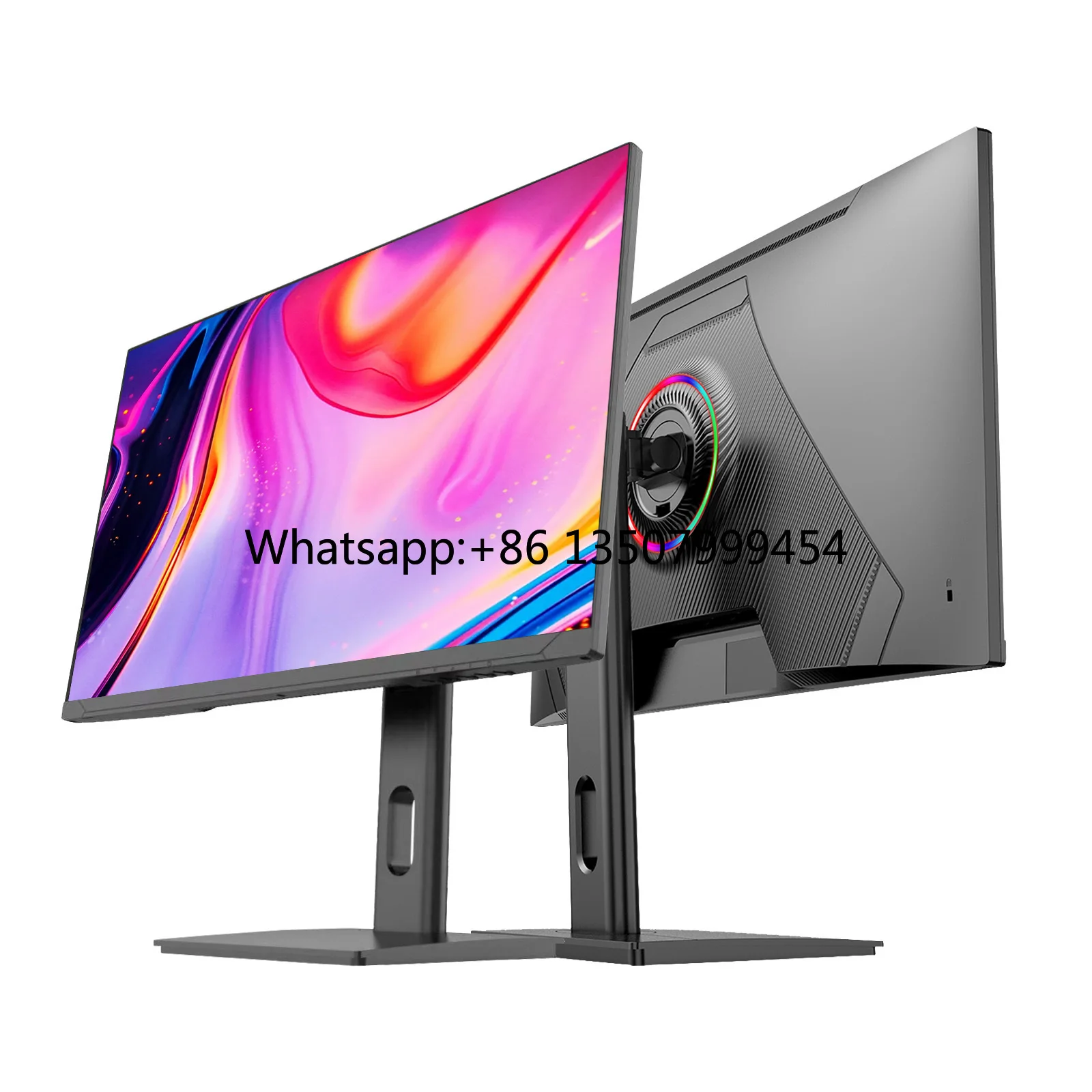 OEM Factory Wholesale 27 Inch 2K 100Hz Gaming Monitor Frameless IPS Panel Computer Display with Adjustable Stand