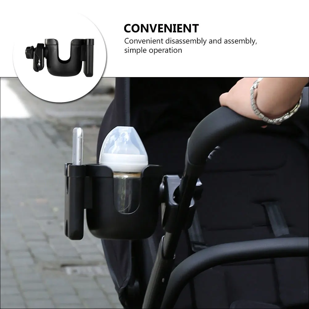 

Trolley Cup Holder Portable Sturdy Bottle Rack For Most Bottles Phone Stand Stroller Feeding Water Cup Storage Rack Cycling