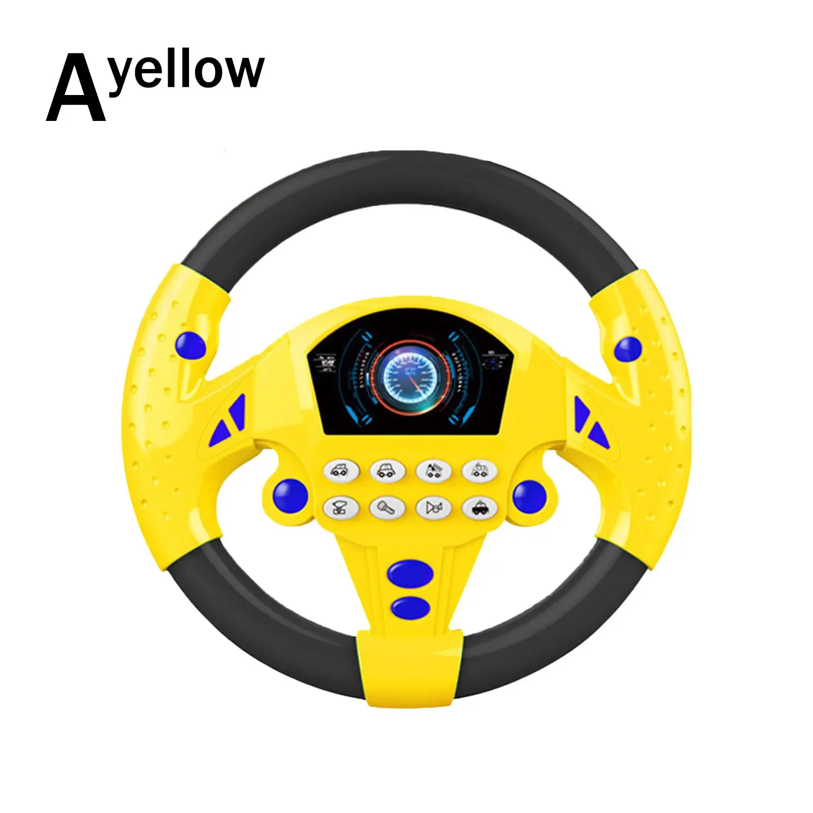 Electric Simulated Car Driving Steering Wheel Kids Light Baby With Driving Education Toy Toy Car Sound Toy Interactive A9L9