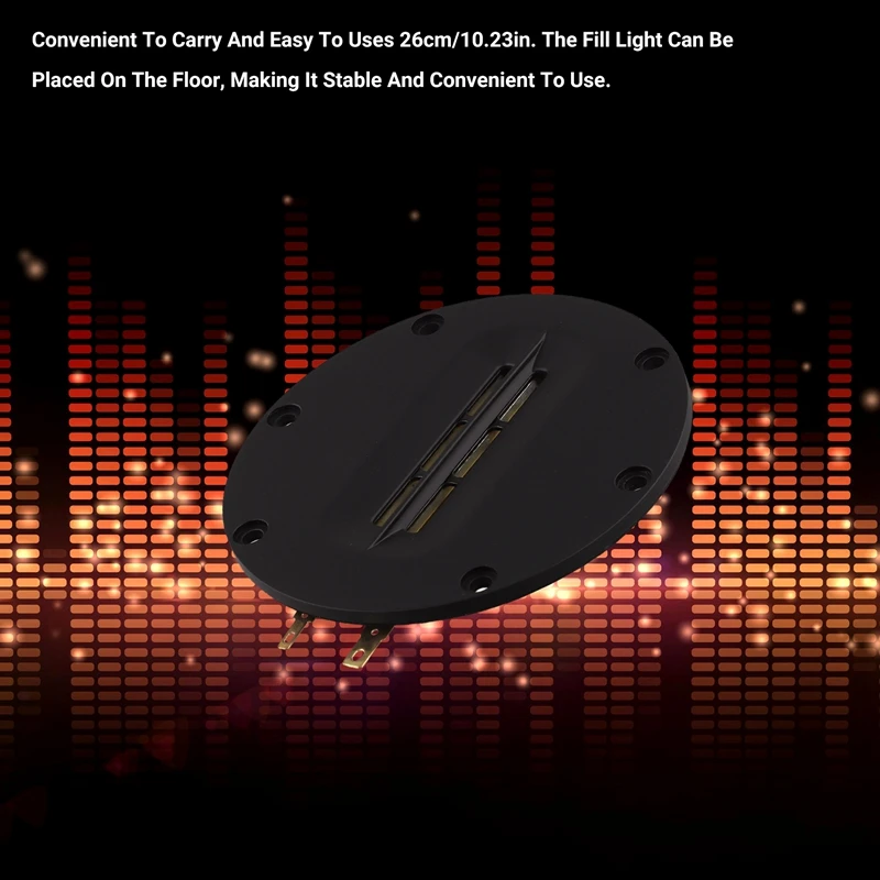 مكبر صوت بالهواء المضغوط بالكامل مع شريط ألمنيوم ، رداء مع مكبر صوت ، رؤوس ، 4 في ، 2.