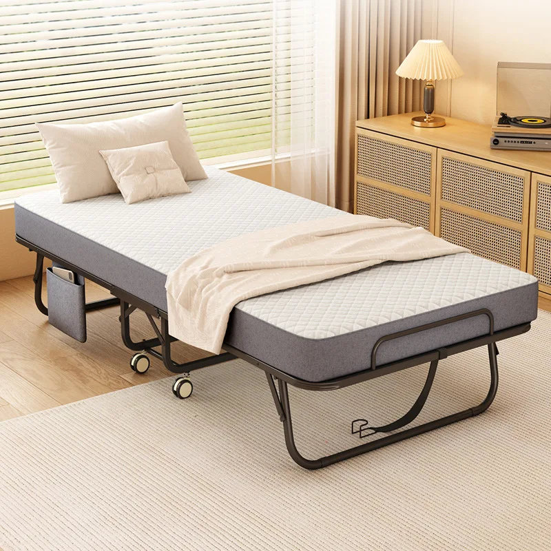 

Steel mesh folding, foreign trade thickening, home lunch break bed, sofa bed, apartment hotel