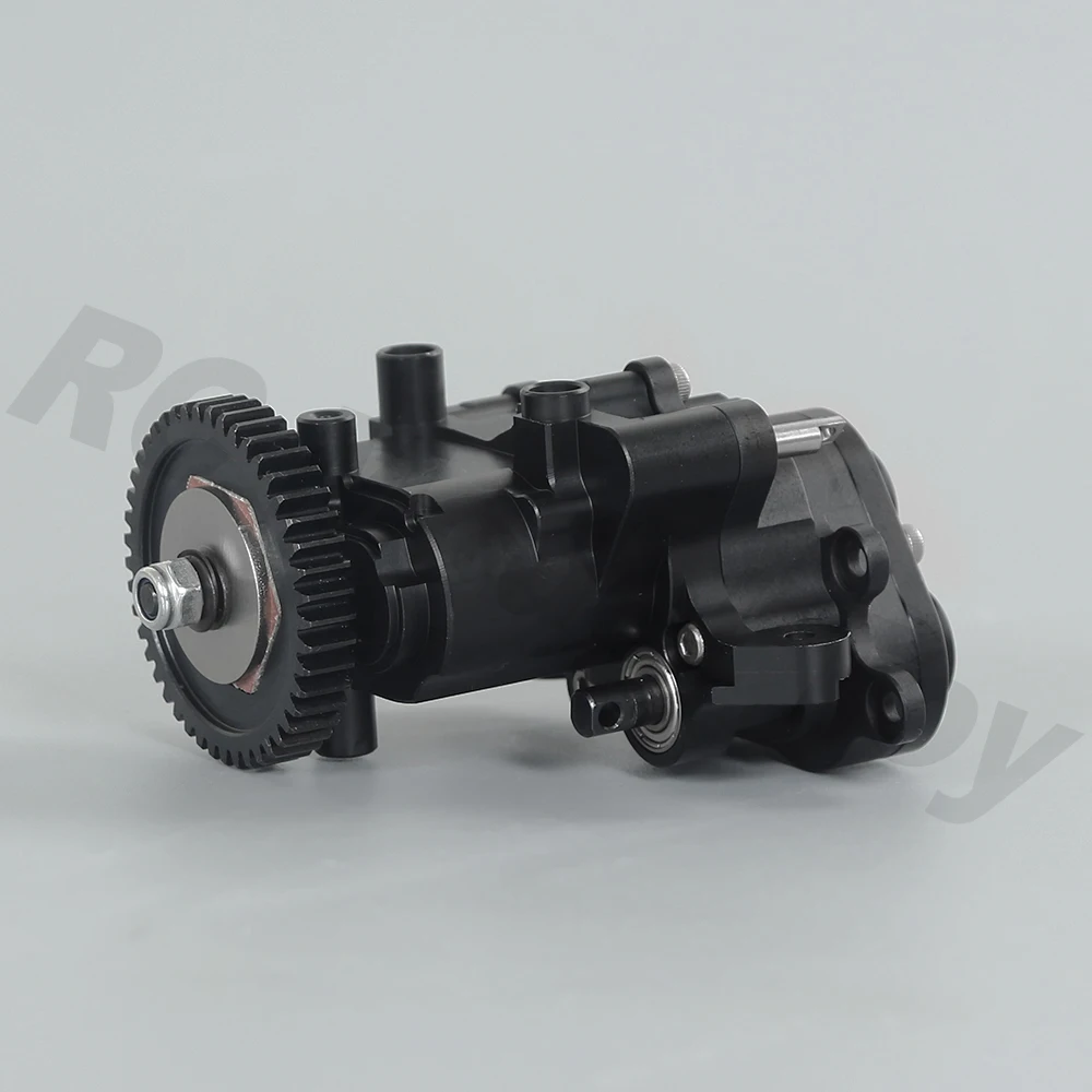 Metal 2 Speed Transmission Gearbox with Internal Gears Set for 1/10 RC Crawler TRX6 TRX4 Bronco 2021 Defender K5 Blazer Sport