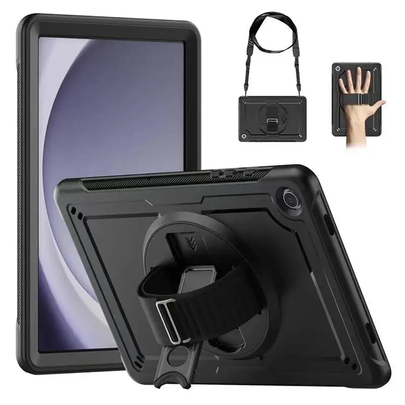 

Funda For Samsung Galaxy Tab A9 8.7 Plus 11 inch 2023 SM-X216B SM-X110 Case Shockproof Safe PC Silicon Hybrid Stand Tablet Cover