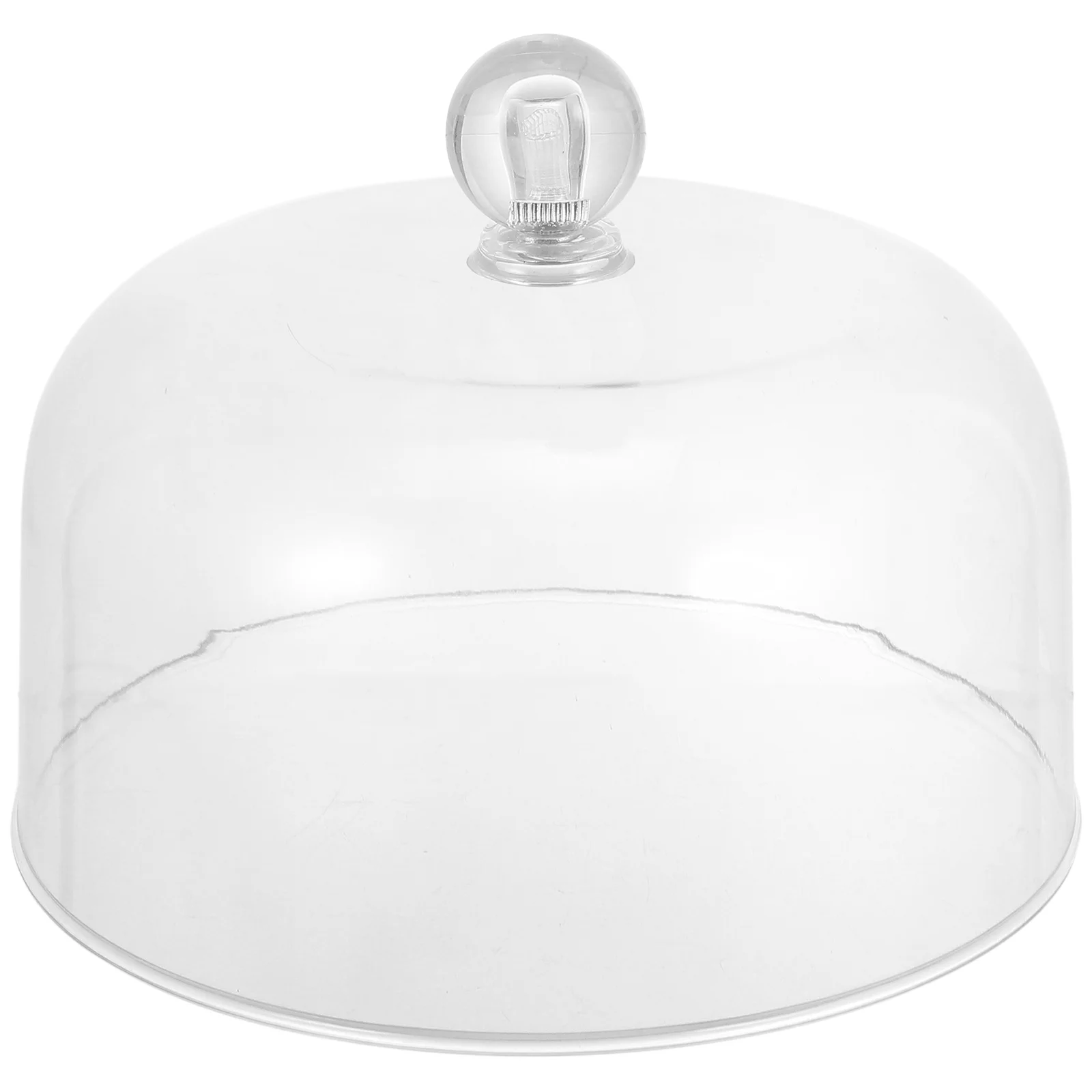 

Round Dome Transparent Acrylic Cake Cover Food Dust Proof Lid Kitchen Dining Bar Storage Set Plates Tableware Household Plastic