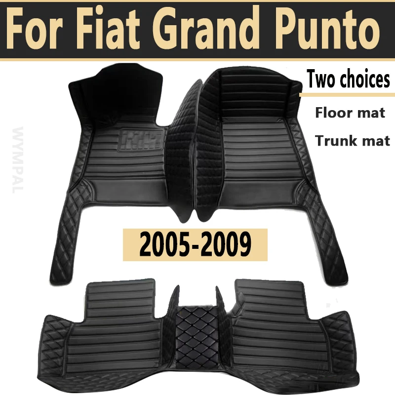 Car Floor Mats For Fiat Grand Punto Project 199 2005~2009 3door Tapetes Para Carro Alfombrillas Coche Car Mats Car Accessories