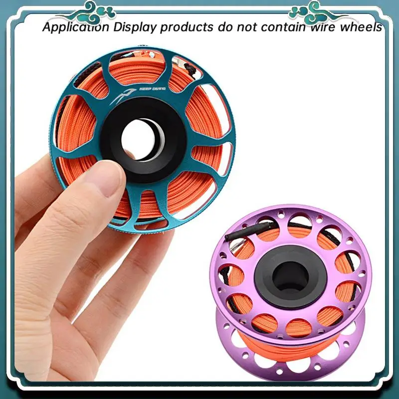 Reliable Sturdy Centre Shaft Axle Scuba Diving Reel, Perfect For Underwater Adventure Enthusiasts