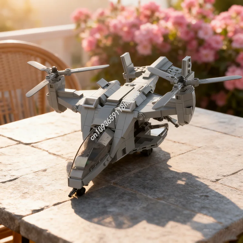 

542pcs MOC UH Falcon Halo Reach Model Building Christmas Gifts Blocks Toys Architecture Assemble Creative Education Birthday