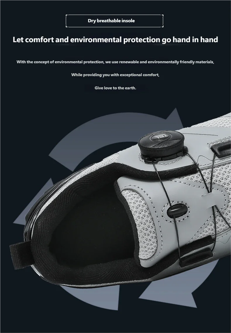 2026 Neue Professionelle Radsportschuhe für Herren und Damen, Mountainbike-Schuhe mit SPD-Klammern, MTB-Fahrradschuhe, Speed-Sneaker für Geländefahrten – Detail 12