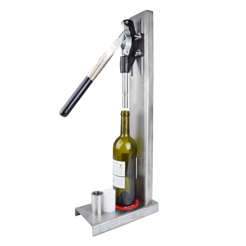 Manual Corkers Red Wine Bottle Capper Stainless Steel Wine Bottle Sealer Capping Corking Machine Cork Press Inserting Machine