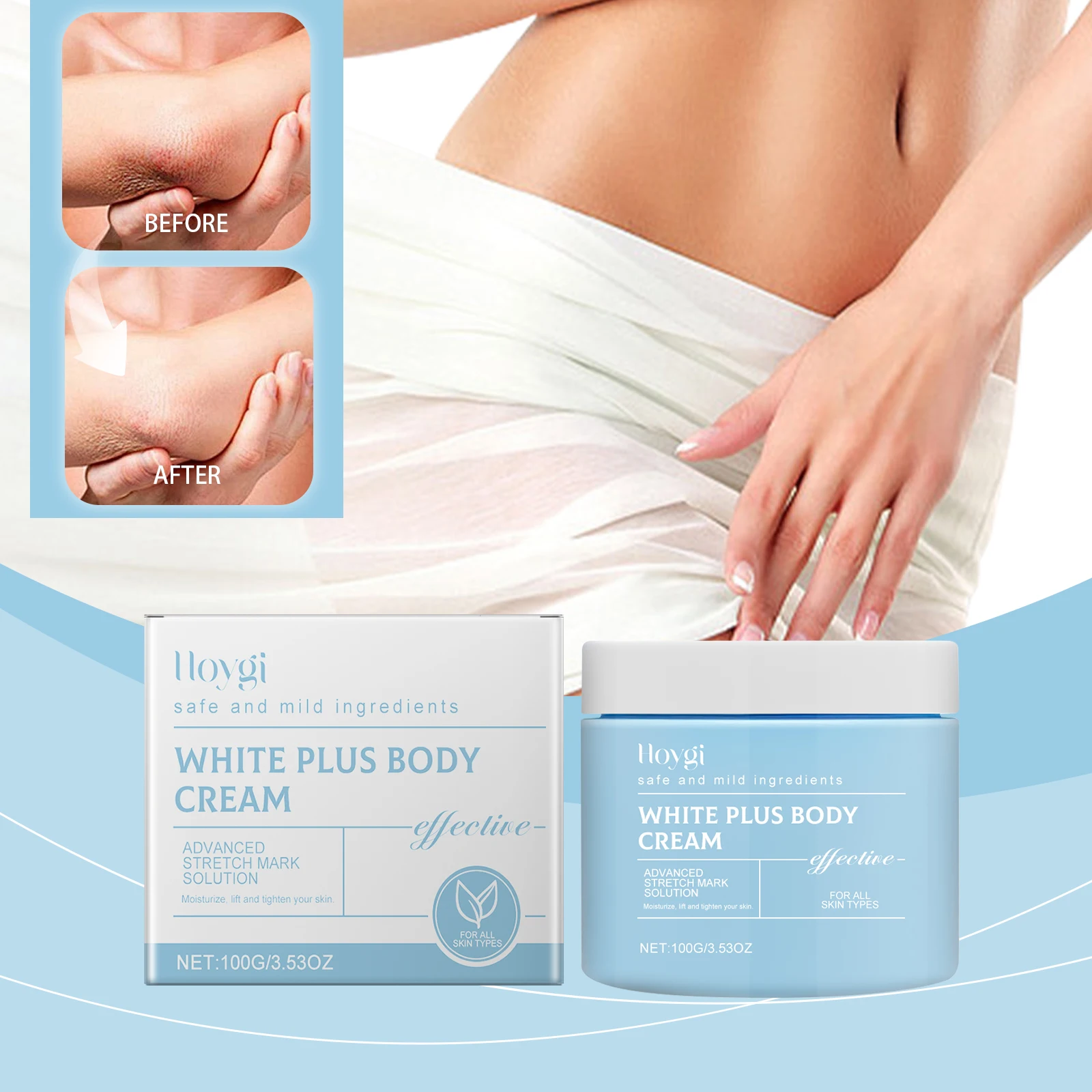 

Hoygi Body Moisturizer Moisturizing and Tender Body Skin Hydrating and Moisturizing Gentle Nourishing Skin Care Body Cream